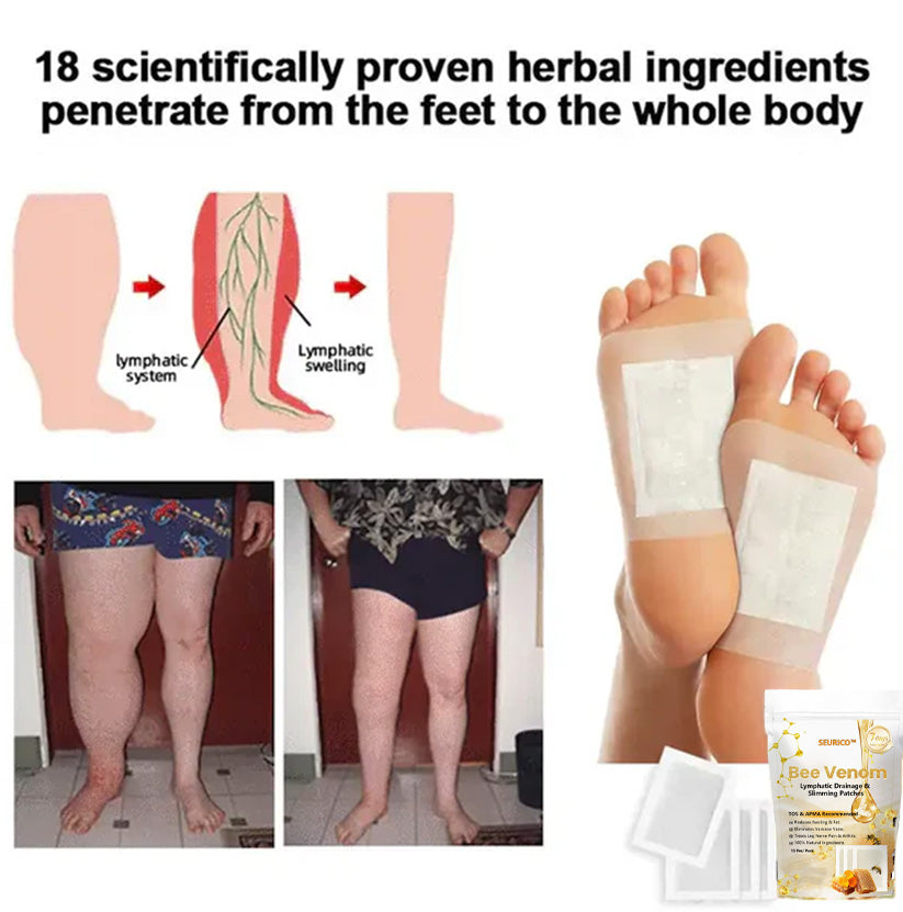 SEURICO™ Lymphatic Drainage & Slimming Foot Patches 🌿👣