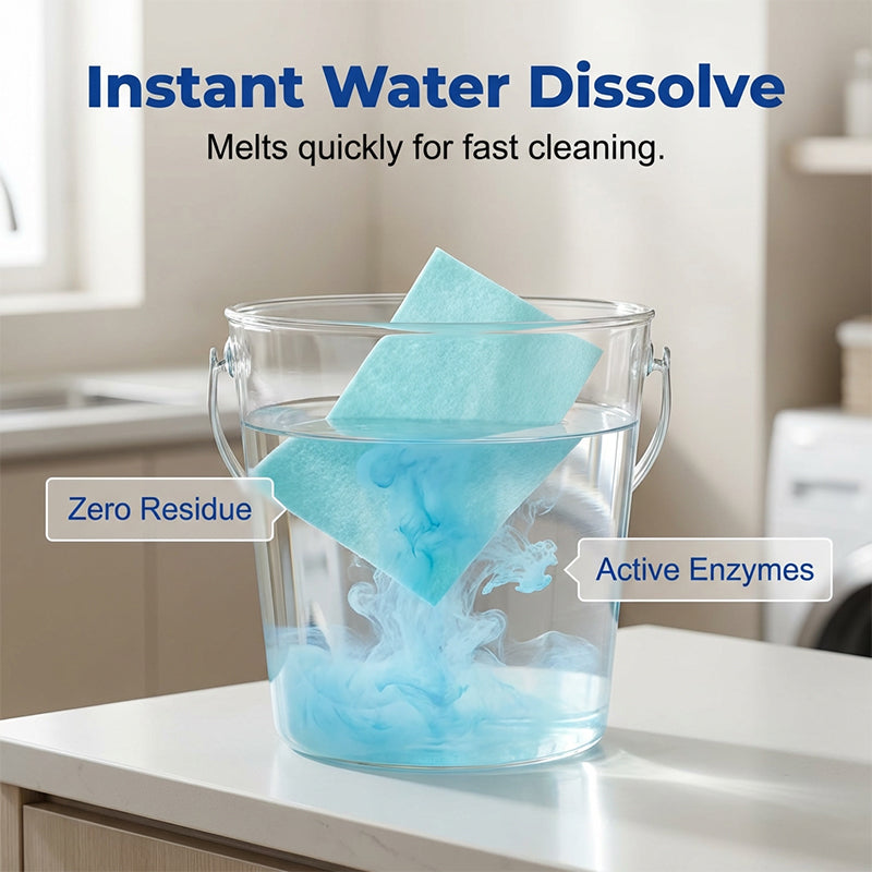 Premium Water-Soluble Floor Cleaning Strips