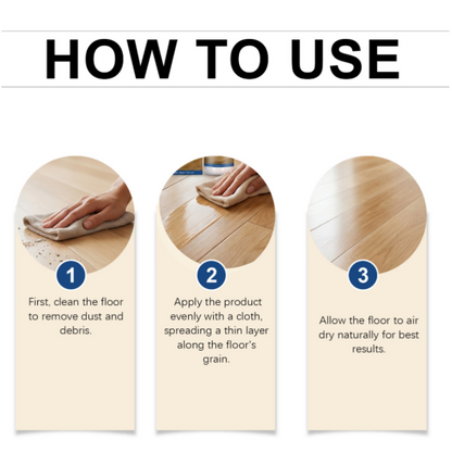 Miranovaa™ Floor Restorer – Fast-drying, non-toxic shine