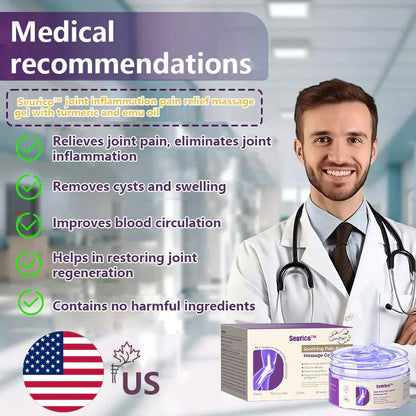 🍀💪OFFICIAL SALE: Seurico™ Pain Relieving Massage Gel with Turmeric and Emu Oil for relief from artritidy👨‍⚕️ Approved by the American Osteopathic Association (IOA)💥