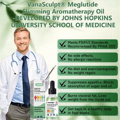 VanaSculpt® Meglutide Slimming Aromatherapy Oil - Made & Shipped From the USA👩‍⚕️