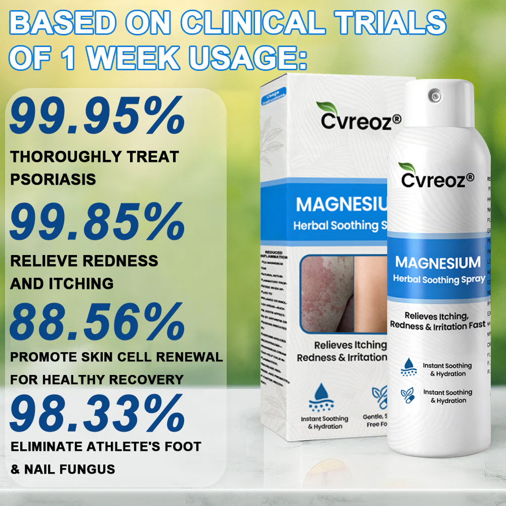 ✅  Official Store: Cvreoz® Magnesium Herbal Psoriasis Spray ⚕️