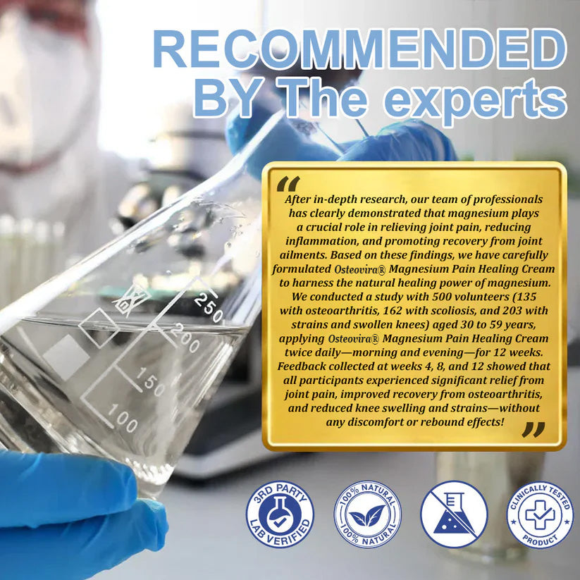 ✅Officially Recommended Osteovira® Advanced Magnesium Pain Relief Cream (Treats Arthritis, Neuropathy, Rheumatism, Sports Injuries & More)