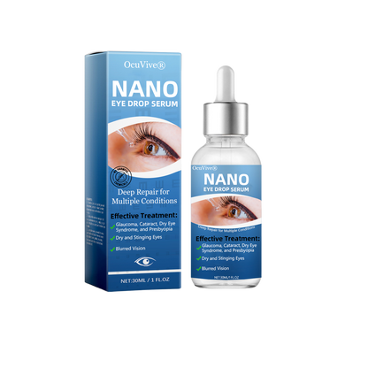 OcuVive® Nano Eye Drops Serum 👩‍⚕️ Ophthal mologists Recommended (Suitable for presbyopia, dry eye syndrome, glaucoma, cataracts and diabetic retinopathy)