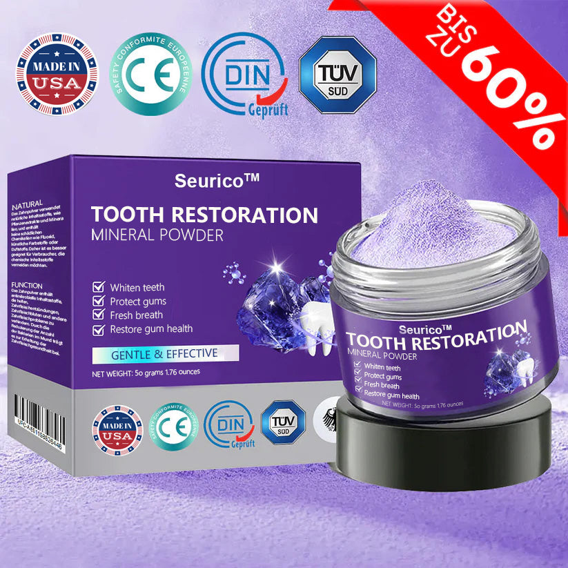 ✅ Seurico™ Gum Repair & Oral Health Powder (CE-certified for Periodontitis, Mouth Ulcers, and Gum Recession)
