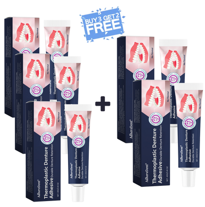 AdhereDent®  Thermoplastic Denture Adhesive ⏳ Durable Denture Retention
