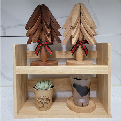 🌿 Elegant Walnut Tree Hot Dish Stand 🌟