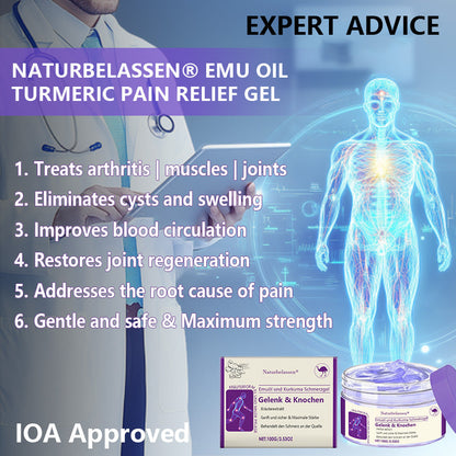 🍀Naturbelassen® Emu Oil And Turmeric Pain Gel👨‍⚕️  FDA Approved 💥