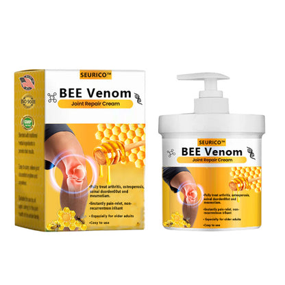 ✅ Official Store: SEURICO™ Bee Venom Joint Repair Cream 👨‍⚕️ American Orthopaedic Association (AOA) Approved (Reduces joint swelling, pain, stiffness, redness, warmth, soreness, and joint fatigue).