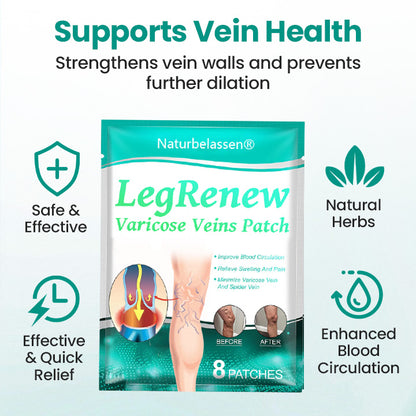 ✅Naturbelassen® Leg Renew Patch (For Varicose Veins, Spider Veins, Swelling & Leg Fatigue)✅