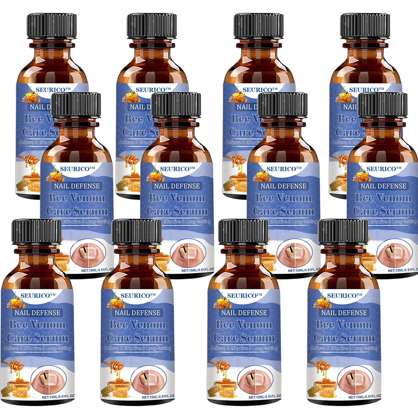 SEURICO™ Bee Venom Deep Repair Nail Essence 🐝✨ | Powerful Antifungal & Nail Strengthening Solution 💪🌱