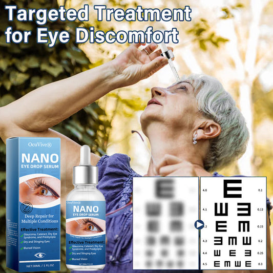 OcuVive® Nano Eye Drops Serum 👩‍⚕️ Ophthal mologists Recommended (Suitable for presbyopia, dry eye syndrome, glaucoma, cataracts and diabetic retinopathy)