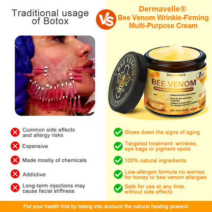 Dermavelle® Bee Venom Wrinkle Lifting & Firming Cream (Treats Wrinkles, Fine Lines, Skin Sagging, and Eye Bags)