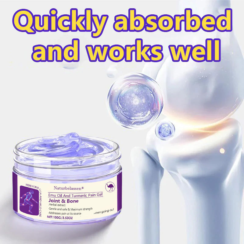 🍀Naturbelassen® Emu Oil And Turmeric Pain Gel👨‍⚕️  FDA Approved 💥