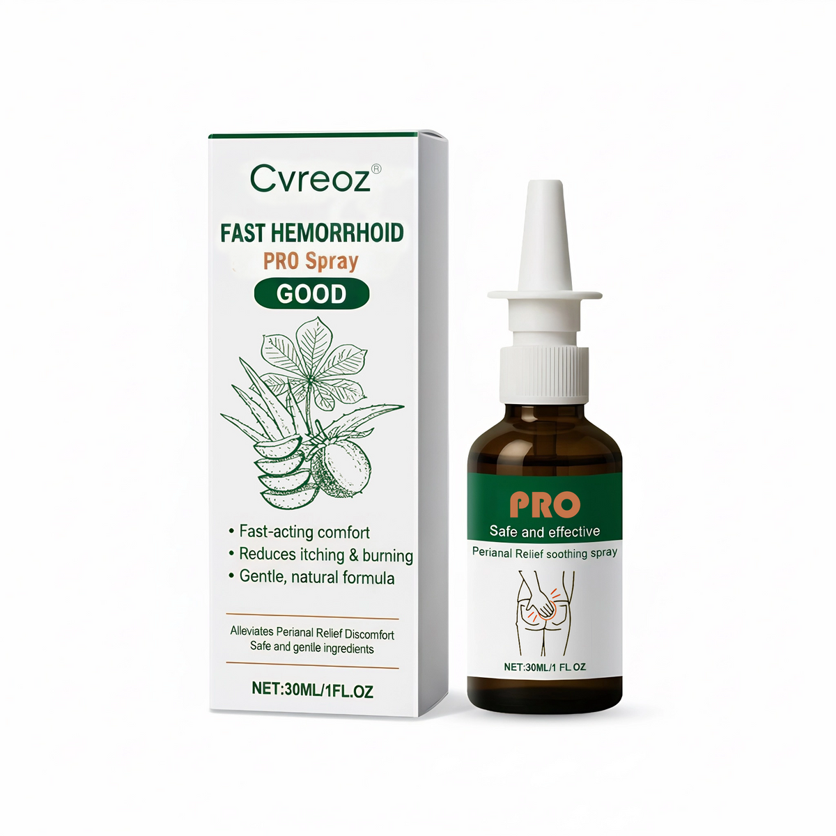 Kit do Spray Herbal PRO para hemorroidas