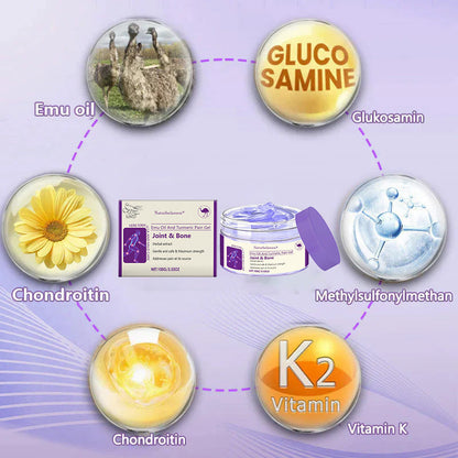 🍀Naturbelassen® Emu Oil And Turmeric Pain Gel👨‍⚕️  FDA Approved 💥
