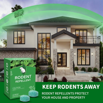 Natural Peppermint Pest Repellent Balls (12-Pack) - Keep Mice, Rats & Spiders Away Safely!