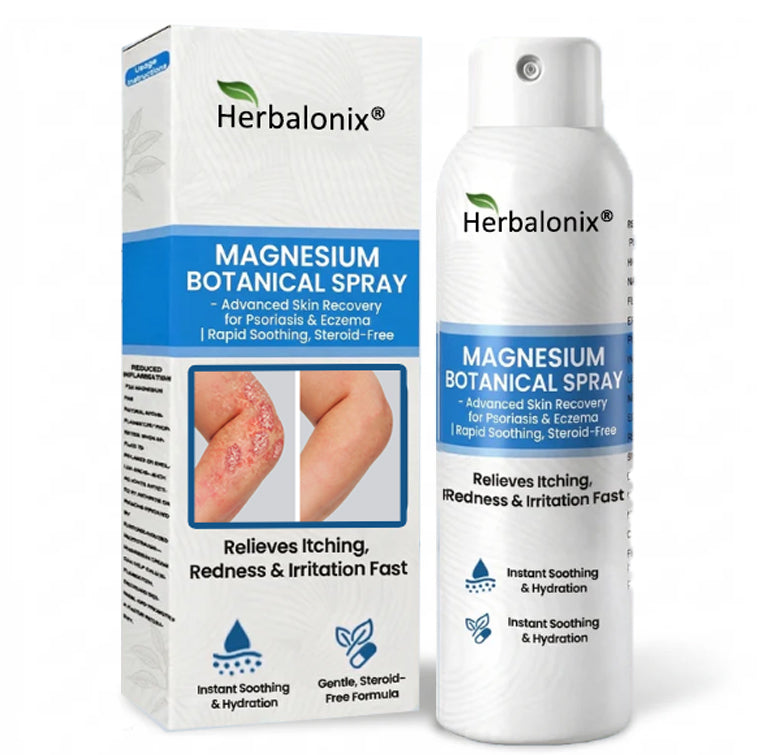 🔥Magnesium Botanical Spray – Advanced Skin Recovery for Psoriasis & Eczema | Rapid Soothing, Steroid-Free