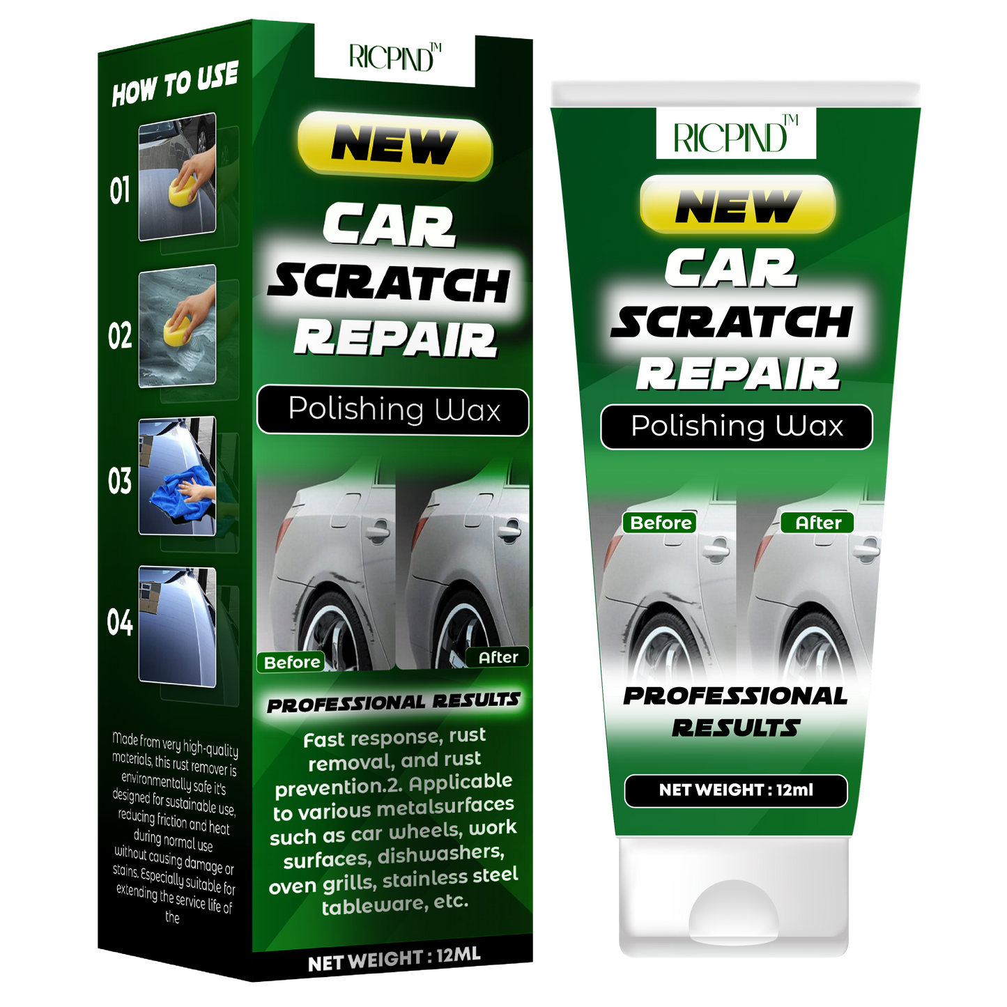 SEURICO™ Car Scratch Repair Polishing Wax