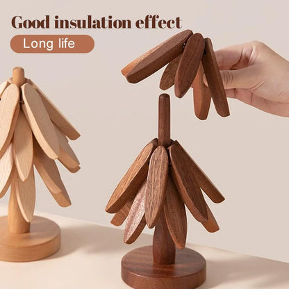 🌿 Elegant Walnut Tree Hot Dish Stand 🌟