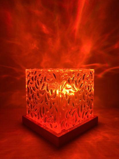 SEURICO™ 16-Color Rotating Water Cube Lamp – A Progressive Light Show for Your Home